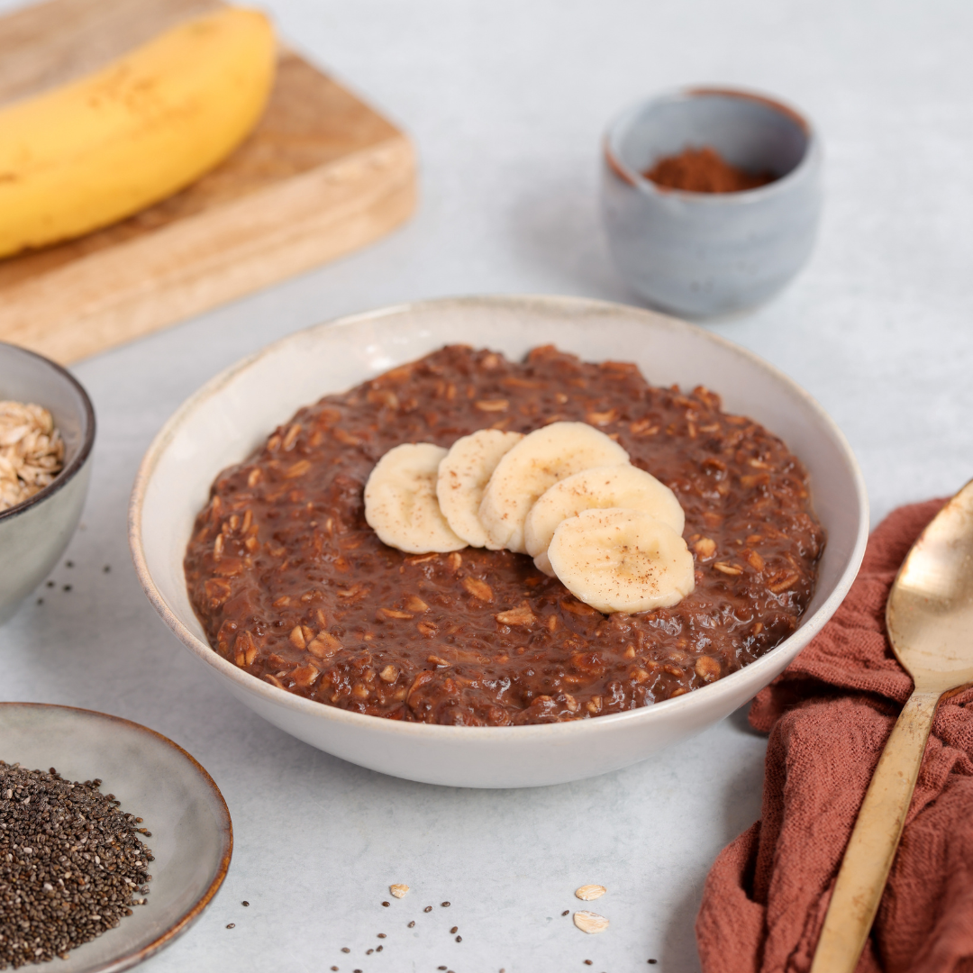 Photo of Chocolate Banana Oats in a bowl